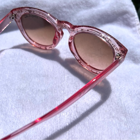 NEW Circus by Sam Edelman Sunglasses, Pink Glitter - Picture 5 of 10
